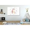 CANVAS PRINT MAGICAL UNICORN - CHILDRENS PICTURES - PICTURES