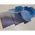 5-PIECE CANVAS PRINT MODERN ABSTRACT STROKES - ABSTRACT PICTURES - PICTURES