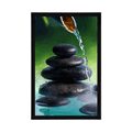 AFFICHE HARMONIE DANS LE JARDIN ZEN - FENG SHUI - AFFICHES