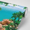 WALL MURAL BEAUTIFUL VIEW OF THE SEA - WALLPAPERS NATURE - WALLPAPERS