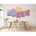 5-PIECE CANVAS PRINT BEAUTIFUL JAPAN - PICTURES OF NATURE AND LANDSCAPE - PICTURES