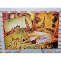 CANVAS PRINT POSTCARDS OF WORLD METROPOLISES - PICTURES OF CITIES - PICTURES