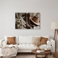 WANDBILD COWBOYSTIEFEL MIT HUT - STILLLEBEN-BILDER - BILDER