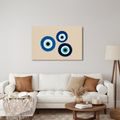 WANDBILD BLAUE SCHUTZAUGEN - WANDBILDER NACH MOTIV - BILDER