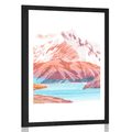 POSTER WITH MOUNT BEAUTIFUL MOUNTAIN LANDSCAPE - NATURE - POSTERS