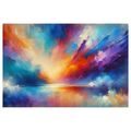 OBRAZ BAREVNÁ SYMFONIE NEBE A VODY - ABSTRAKTNÍ OBRAZY - OBRAZY