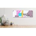 CANVAS PRINT MEMPHIS PATTERN - POP ART PICTURES - PICTURES