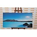 CANVAS PRINT BLUE LAGOON - PICTURES OF NATURE AND LANDSCAPE - PICTURES