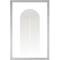 PLAGÁT MINIMALISTICKÁ DÚHA MID-CENTURY - MOTÍVY Z NAŠEJ DIELNE - PLAGÁTY