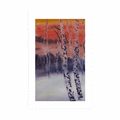 POSTER – BOSCHETTO DI BETULLE AL TRAMONTO - NATURA - POSTER