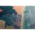 CANVAS PRINT SURREALISTIC WHALE - PICTURES UNDERWATER WORLD - PICTURES