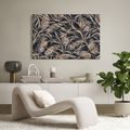 TABLEAU SUR TOILE – PAPILLONS DANS UNE VÉGÉTATION DÉLICATE - TABLEAUX PAPILLONS - TABLEAUX