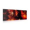 CANVAS PRINT MYSTERIOUS WOLF - PICTURES OF ANIMALS - PICTURES