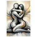 OBRAZ ABSTRAKTNÍ OBJETÍ V HARMONII - OBRAZY LÁSKA - OBRAZY