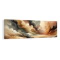 WANDBILD GOLDENER HIMMEL UND WINDIGE LANDSCHAFT - WANDBILDER ABSTRAKTE FORMEN - BILDER