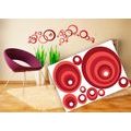 DECORATIVE WALL STICKERS RED CIRCLES - STICKERS{% if product.category.pathNames[0] != product.category.name %} - STICKERS{% endif %}
