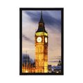 PLAKAT BIG BEN W LONDYNIE NOCĄ - MIASTA - PLAKATY