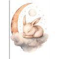 CANVAS PRINT DREAMY BUNNY - DREAMY LITTLE ANIMALS - PICTURES