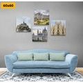 CANVAS PRINT SET HISTORICAL MONUMENTS - SET OF PICTURES - PICTURES