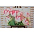 CANVAS PRINT SPRING TULIPS - PICTURES FLOWERS - PICTURES