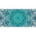 CANVAS PRINT BLUE AND WHITE ROSETTE - PICTURES FENG SHUI - PICTURES
