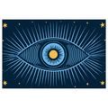 TABLEAU SUR TOILE – ŒIL MYSTIQUE DE LA NUIT ÉTOILÉE - TABLEAUX PAR THÈME - TABLEAUX