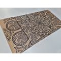 5-PIECE CANVAS PRINT MANDALA WITH AN ABSTRACT NATURAL PATTERN - PICTURES FENG SHUI - PICTURES