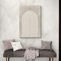 OBRAZ MODERNÁ BÉŽOVÁ DÚHA MID-CENTURY - ABSTRAKTNÉ OBRAZY - OBRAZY