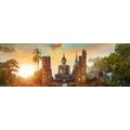 CANVAS PRINT BUDDHA STATUE IN THE SUKHOTHAI PARK - PICTURES FENG SHUI - PICTURES