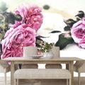 WALL MURAL ROSES IN BLOOM - WALLPAPERS VINTAGE AND RETRO - WALLPAPERS