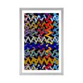 POSTER WITH MOUNT BEAUTIFUL PATTERN IN COLORS - ABSTRACT AND PATTERNED - POSTERS