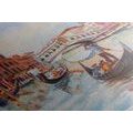 CANVAS PRINT VENETIAN GONDOLA - PICTURES OF CITIES - PICTURES