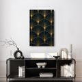CANVASTAVLA ELEGANT GEOMETRI I GULD - VINTAGE- OCH RETROTAVLOR - TAVLOR