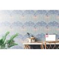 SELF ADHESIVE WALLPAPER MYSTERIOUS FOREST WITH A GRAY BACKGROUND - SELF-ADHESIVE WALLPAPERS - WALLPAPERS