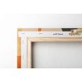 WANDBILD MODERNE MUSTER PEACH FUZZ - WANDBILDER ABSTRAKTE FORMEN - BILDER