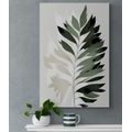 CANVAS PRINT MINIMALISTIC FERN - PICTURES OF TREES AND LEAVES - PICTURES