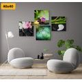 CANVAS PRINT SET WITH A TOUCH OF PEACE - SET OF PICTURES - PICTURES