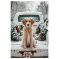 OBRAZ VÁNOČNÍ ATMOSFÉRA SE PSEM - VÁNOČNÍ A ZIMNÍ OBRAZY - PICTURES