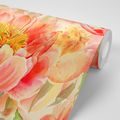 SELF ADHESIVE WALLPAPER RED PEONIES - SELF-ADHESIVE WALLPAPERS - WALLPAPERS