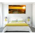 CANVAS PRINT FASCINATING SUNSET - PICTURES OF NATURE AND LANDSCAPE - PICTURES