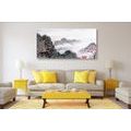 CANVAS PRINT CHINESE LANDSCAPE IN THE FOG - PICTURES OF NATURE AND LANDSCAPE - PICTURES