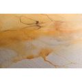 CANVAS PRINT OF YELLOW MARBLE - MARBLE PICTURES - PICTURES