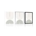 PLAGÁT MINIMALISTICKÉ DÚHY MID-CENTURY - MOTÍVY Z NAŠEJ DIELNE - PLAGÁTY