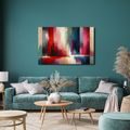 OBRAZ BAREVNÁ HARMONIE V MLZE - OBRAZY ABSTRAKTNÍ TVARY - OBRAZY