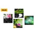 CANVAS PRINT SET WITH A TOUCH OF PEACE - SET OF PICTURES - PICTURES