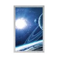 POSTER PLANET IM WELTRAUM - UNIVERSUM UND STERNE - POSTER