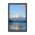 PLAKAT WIDOK Z JEZIORA NA FUJI - PRZYRODA - PLAKATY