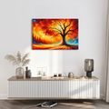 OBRAZ STROM ŽIVOTA V PLAMENECH - OBRAZY STROMY ŽIVOTA - OBRAZY