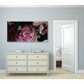 CANVAS PRINT BOUQUET OF FLOWERS IN CLOSE-UP - PICTURES FLOWERS - PICTURES