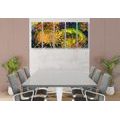 5-PIECE CANVAS PRINT COLORFUL ABSTRACT ART - ABSTRACT PICTURES{% if product.category.pathNames[0] != product.category.name %} - PICTURES{% endif %}